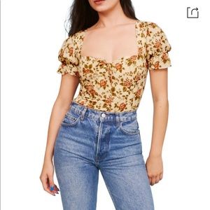 Reformation Varenna Delevan Top